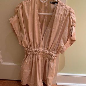 SHORT PLEATED JUMPSUIT TRF